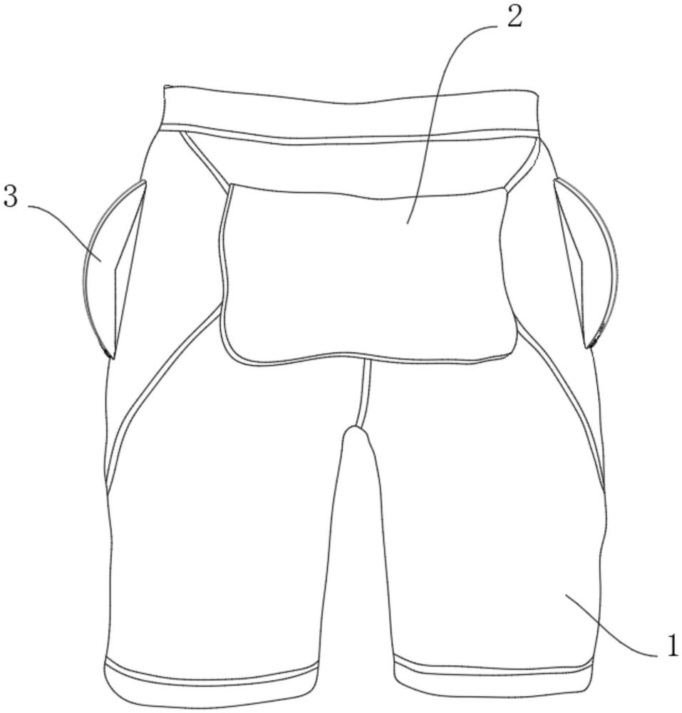 一种关节防护短裤的制作方法
