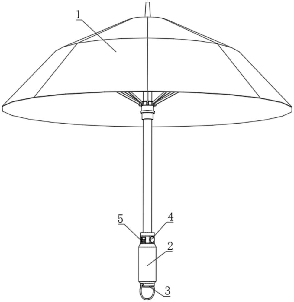 一种可充电式雨伞的制作方法