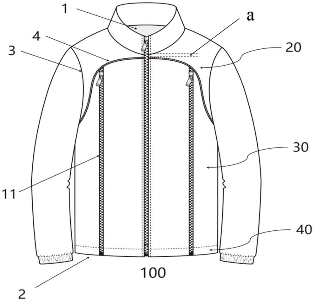 一种多变式服装及其制备方法与流程