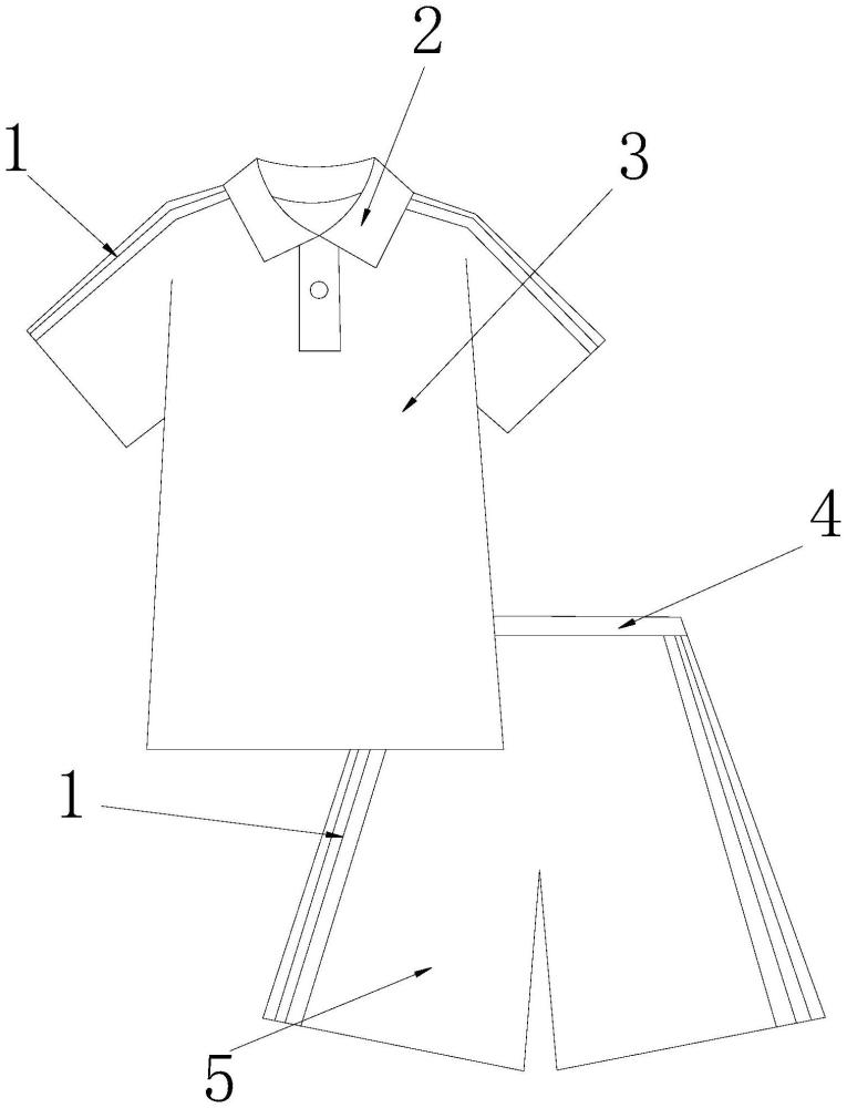 一种吸汗的夏季校服的制作方法