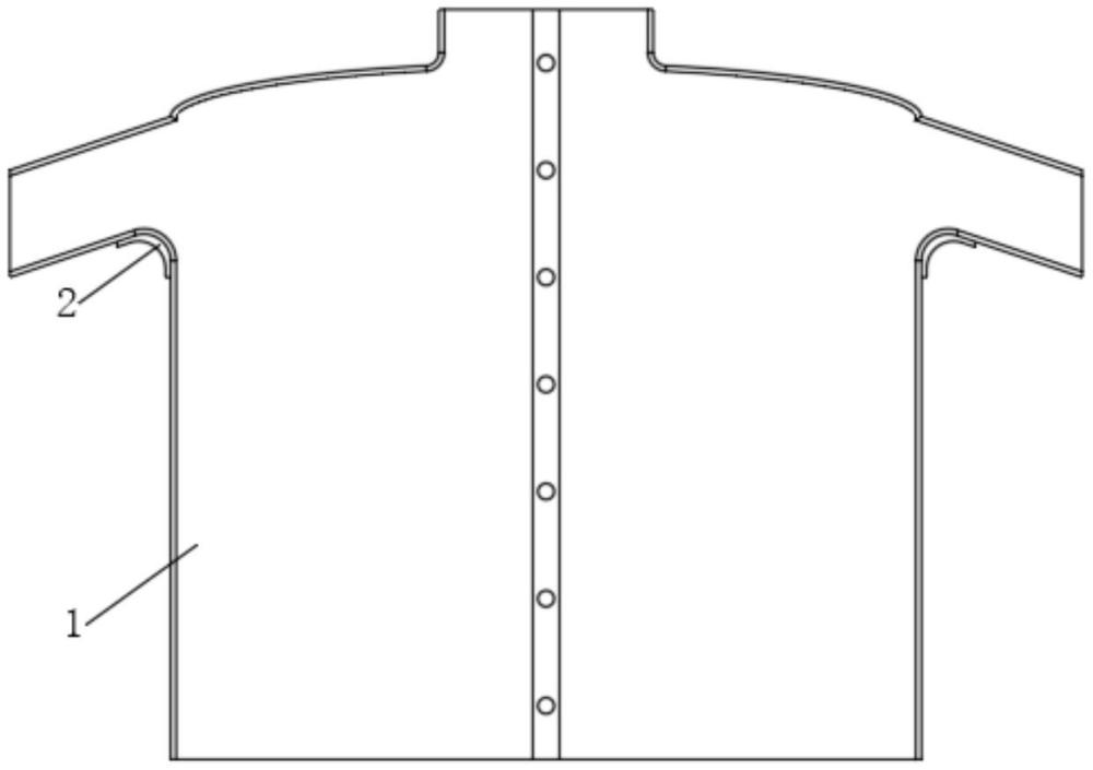 一种透气式校服的制作方法