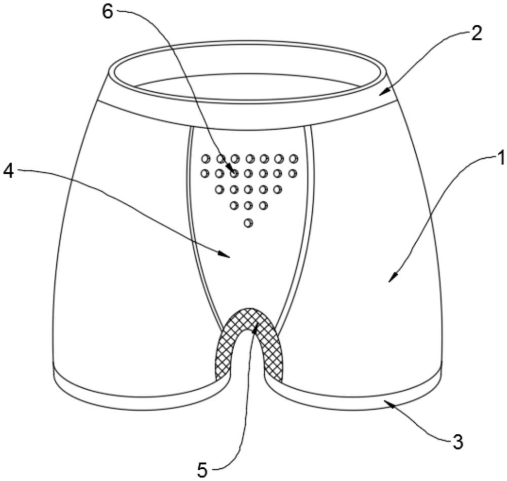 一种高透气莫代尔内裤的制作方法