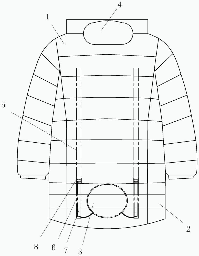 一种防护型婴幼儿羽绒服及生产方法与流程