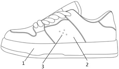 一种可透气可自由更换装饰片的鞋的制作方法