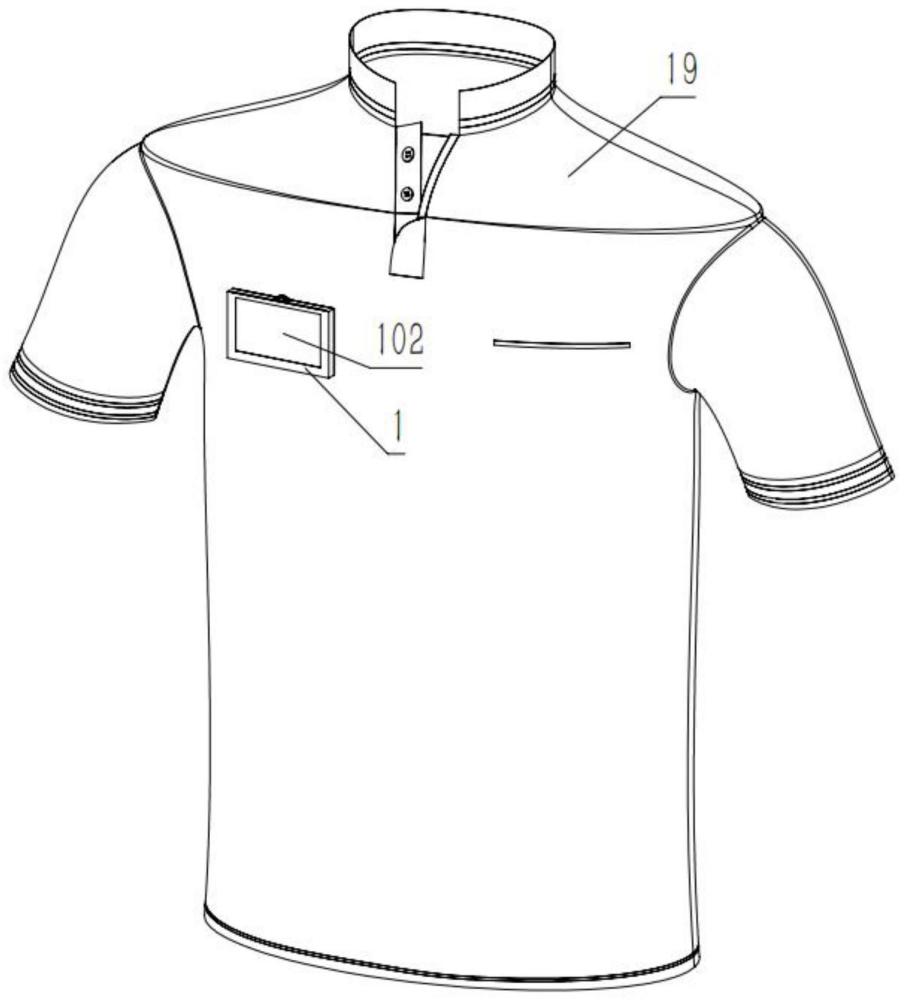 一种方便拆卸的胸牌结构及校服的制作方法