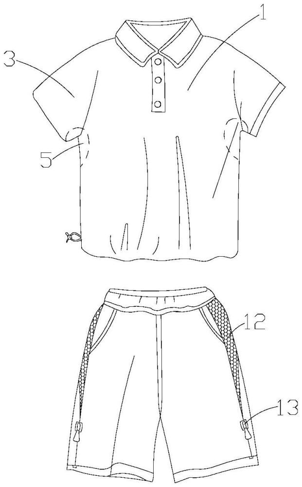 一种吸湿排汗的夏季校服的制作方法