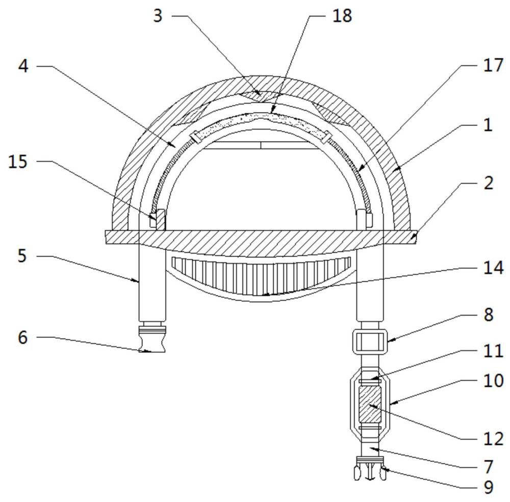 一种建筑劳务施工防护安全帽的制作方法