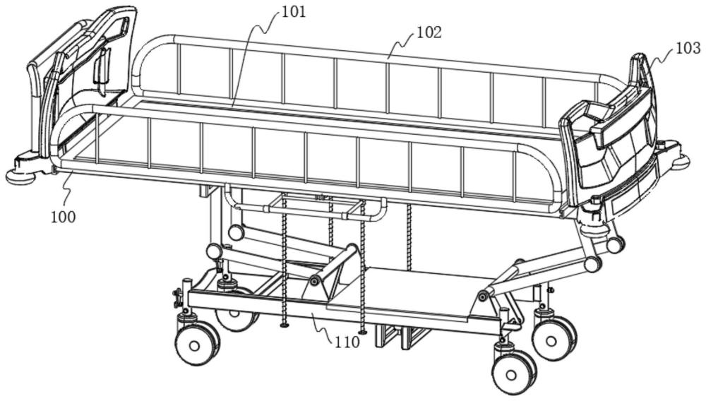 一种滑动式转移患者的护理床