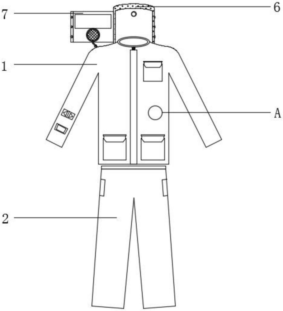 一种防寒保暖冷库工作服的制作方法