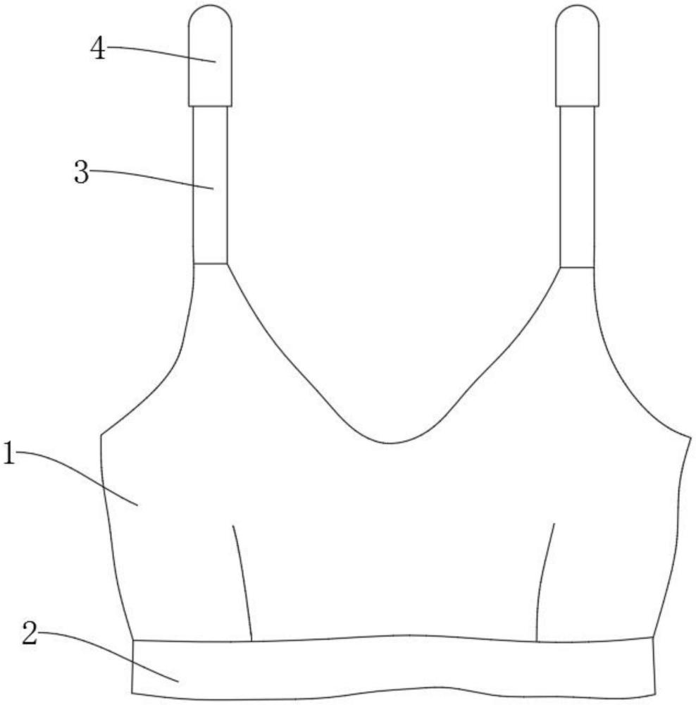 一种肩带舒适文胸的制作方法