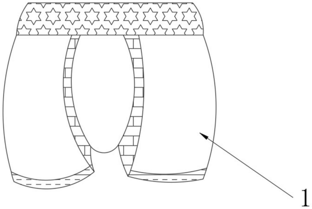 一种舒适性好的男士内裤的制作方法