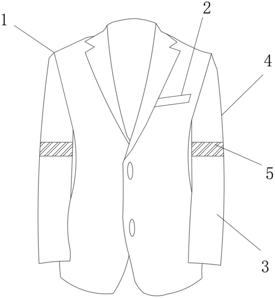 一种内插式西服袖子的制作方法