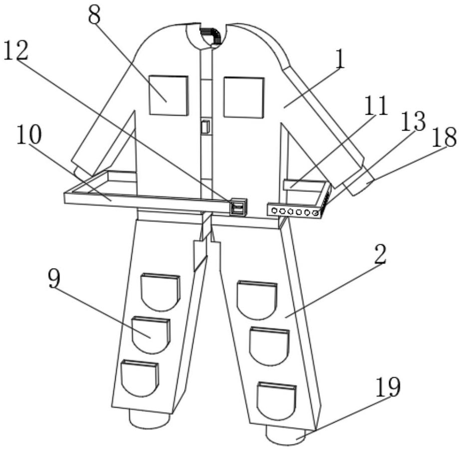 一种医用护理工作服的制作方法