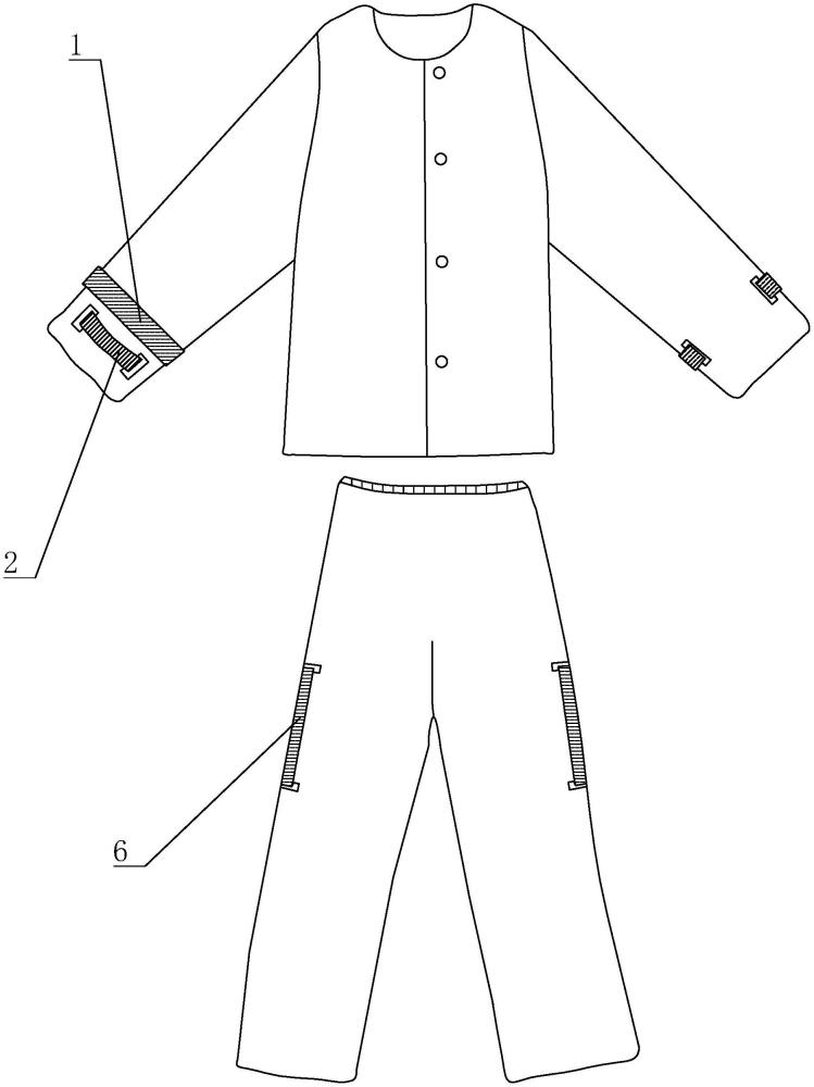 一种卧床老人的护理衣服的制作方法