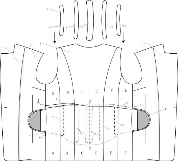 一种具有腰部支撑功能的西服的制作方法