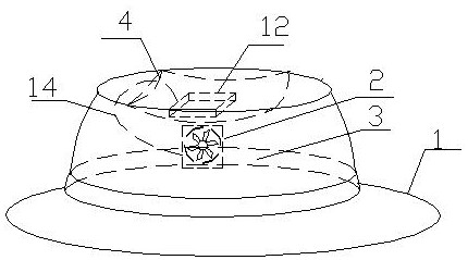 一种帽子通风散热装置的制作方法