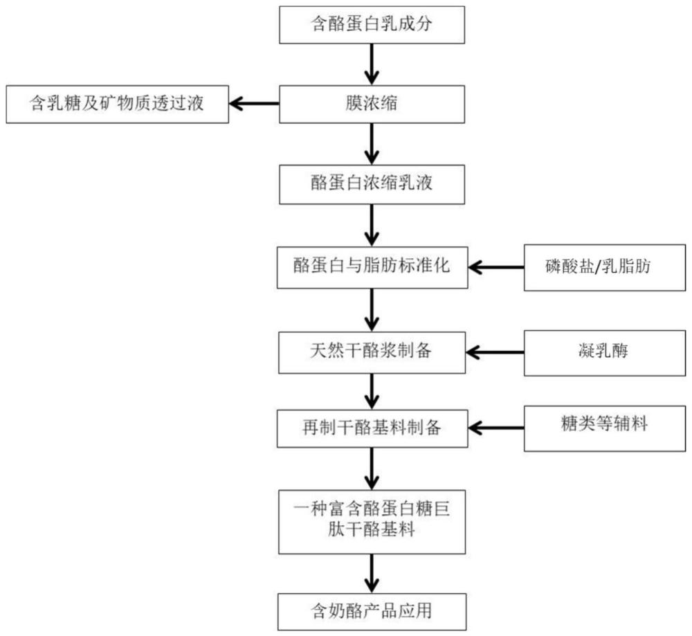 低盐型干酪基料及其制备方法和应用与流程