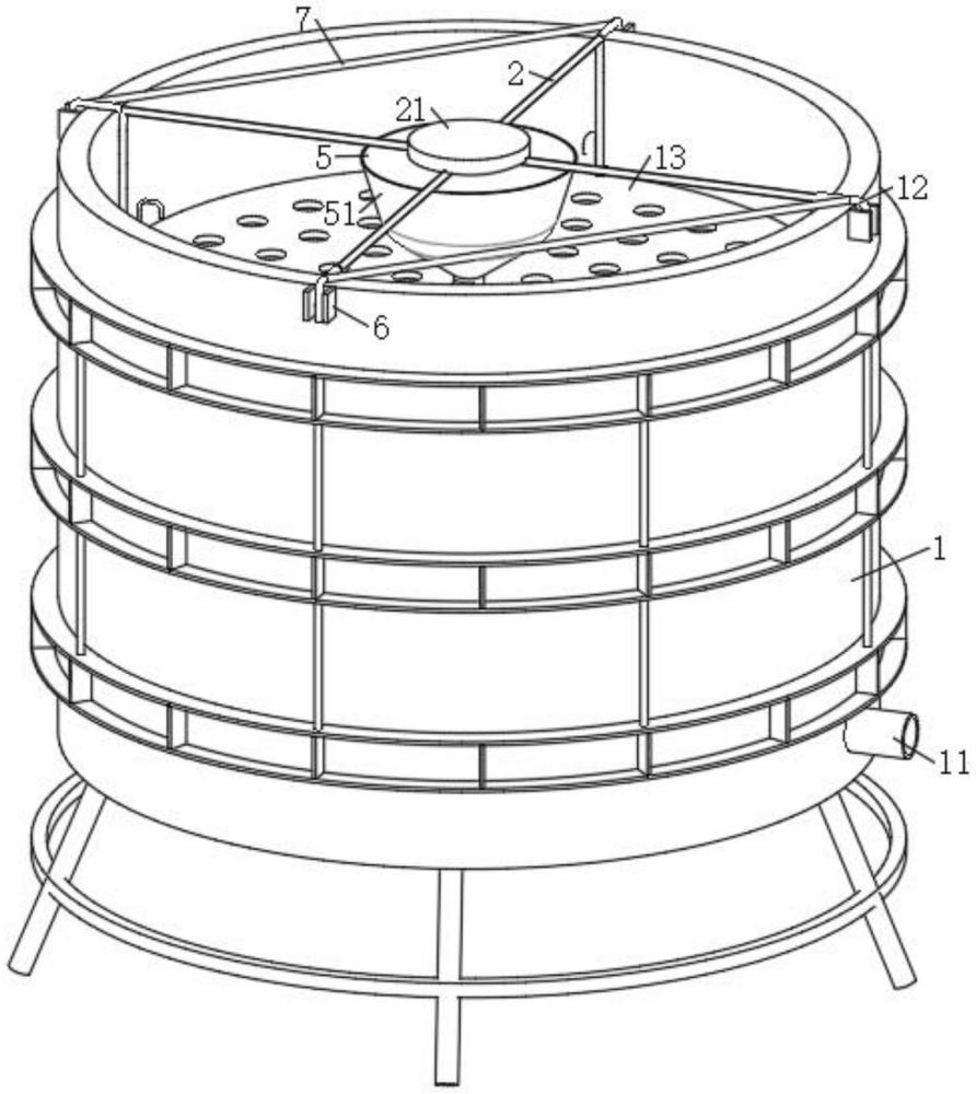 一种具有辅助结构的板栗加工用清洗装置的制作方法