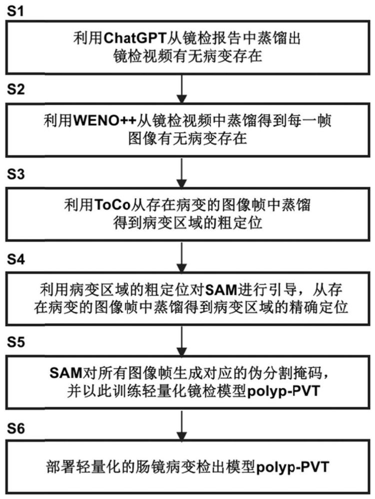 一种基于无监督大模型训练肠镜下病变检出的方法