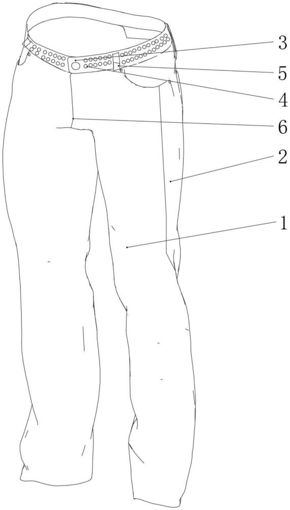 一种透气性佳的男士西裤的制作方法