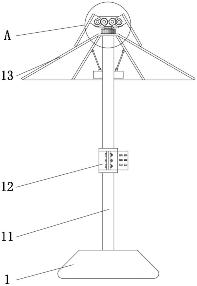 一种染料敏化太阳能充电遮阳伞的制作方法