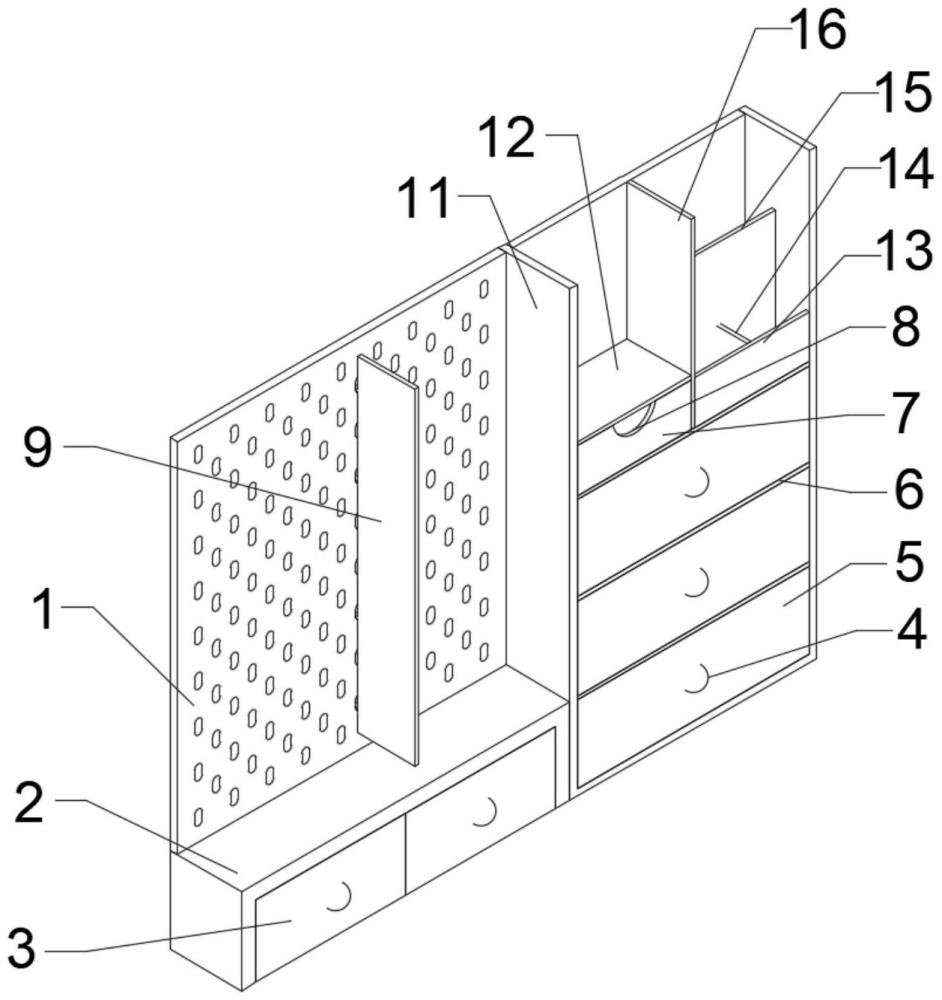 一种学生桌面收纳箱的制作方法