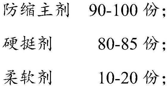 一种白色全毛类黑炭衬布的生产工艺的制作方法