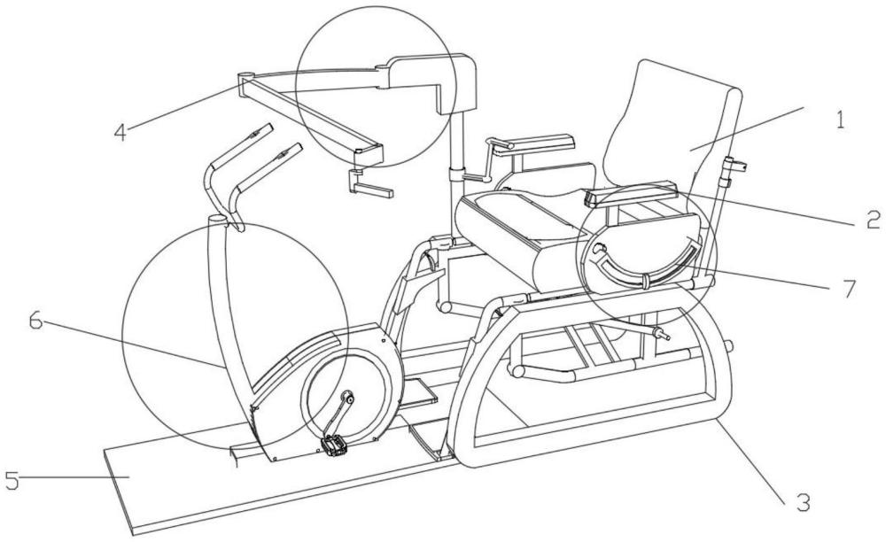 一种运动神经康复锻炼座椅