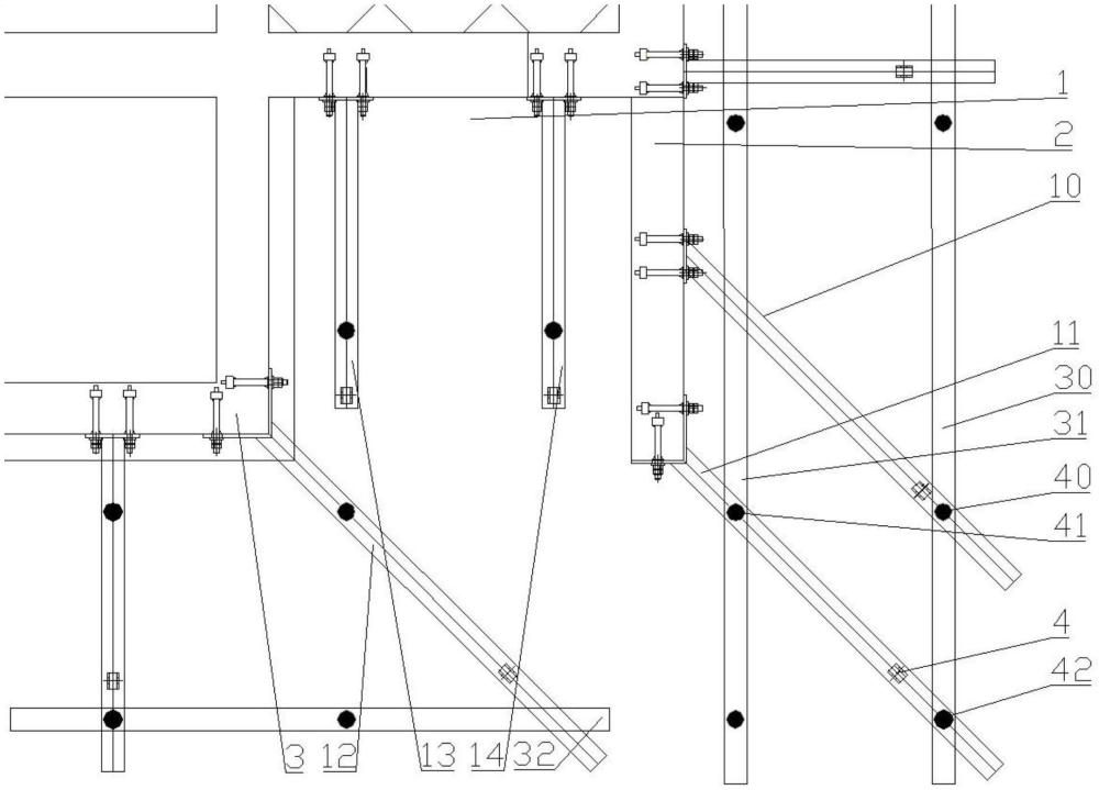 一种外架悬挑工字钢预埋结构的制作方法