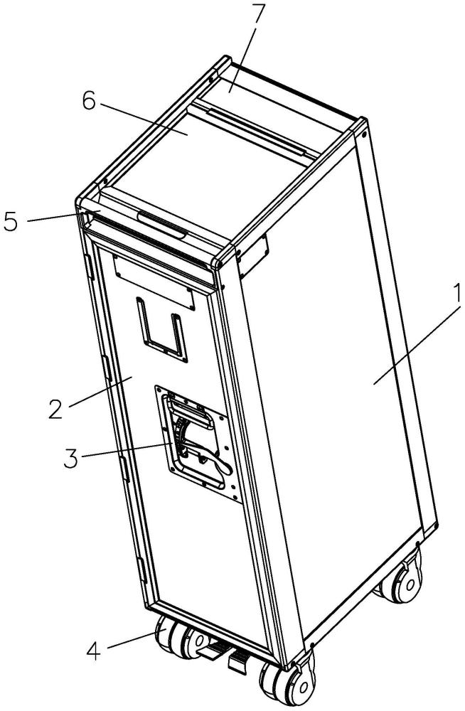 不可拆卸翻盖式干冰盒航空餐车的制作方法