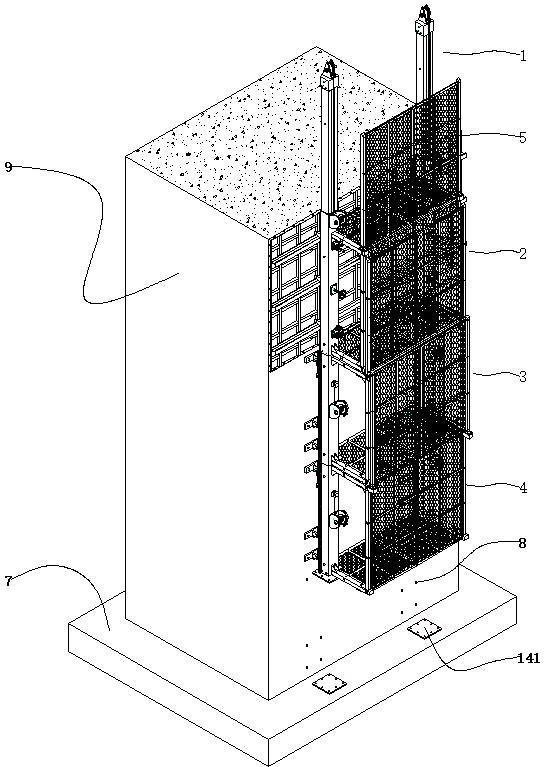 模架一体滑升系统的制作方法