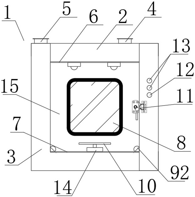 一种高等级生物安全实验室传递窗的制作方法