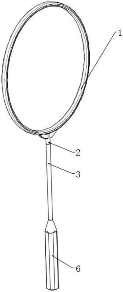 一种便携式羽毛球拍的制作方法