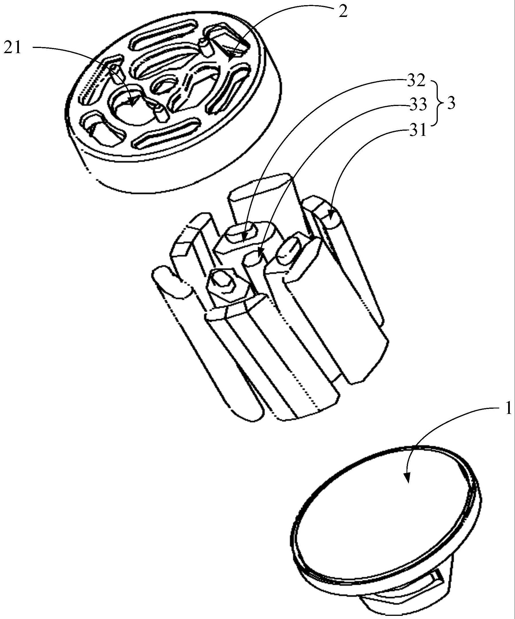 排毛方式电动牙刷替换头的制作方法