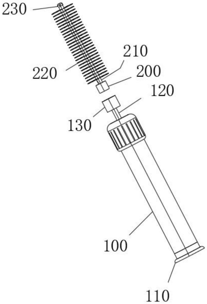 一种手持式电动管腔清洗刷的制作方法