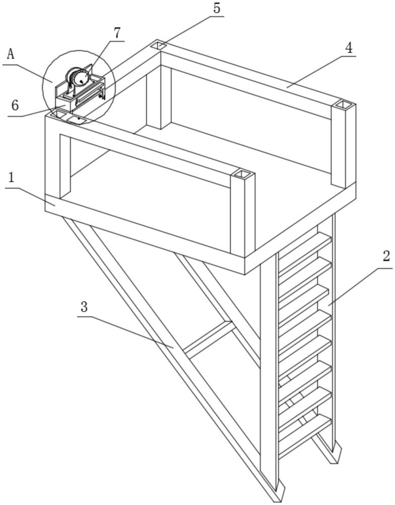 一种电梯井施工用标高装置的制作方法