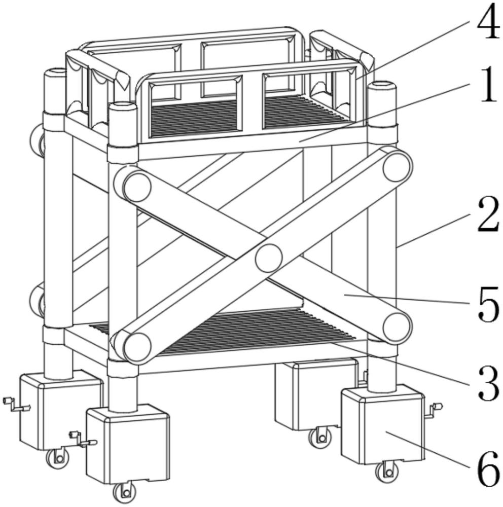 一种建筑工程用脚手架的制作方法