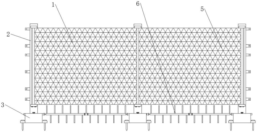 一种房建施工防护栏的制作方法