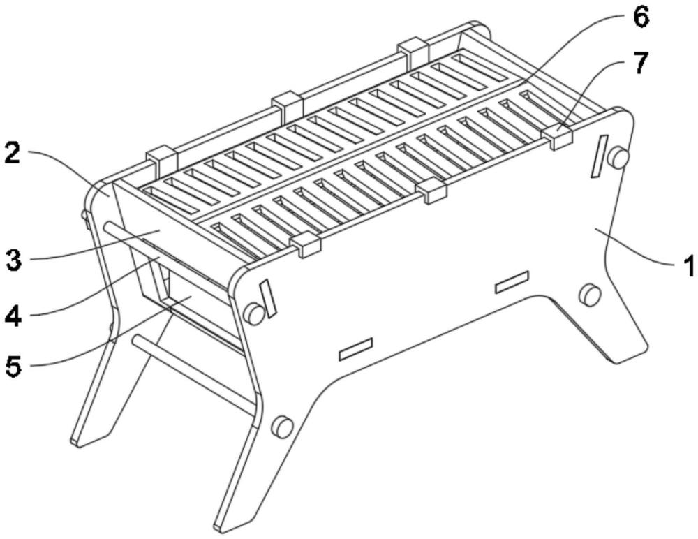 一种烧烤炉盒体插接固定结构的制作方法