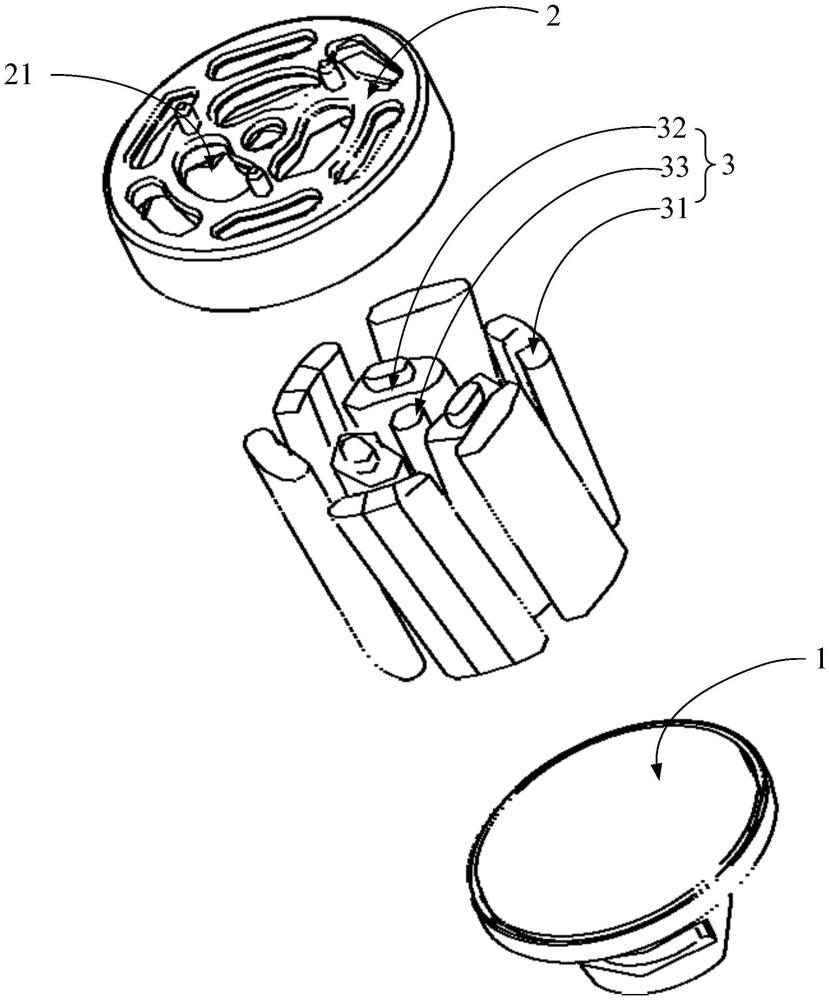 排毛方式电动牙刷替换头的制作方法