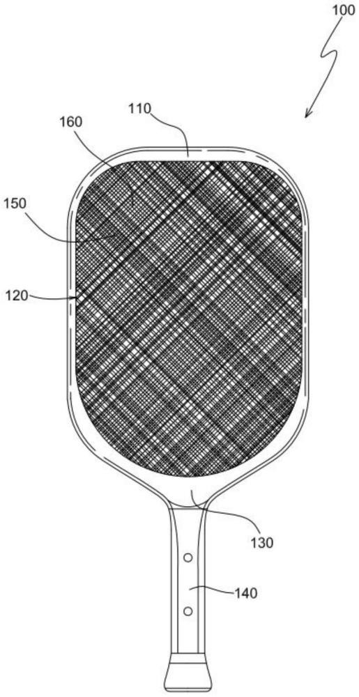 具有变化纹路的表面层的匹克球拍结构及其制造方法与流程