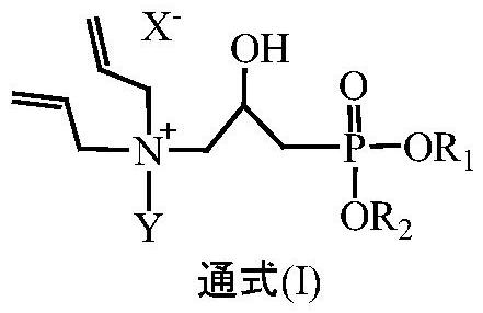 一种不饱和离子膦酸酯组合物及其制备方法