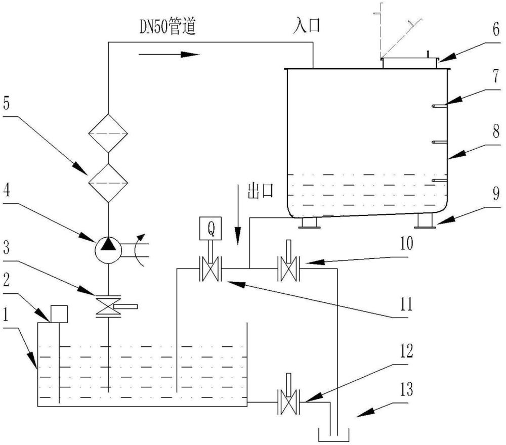 一种处理剂回收装置的制作方法