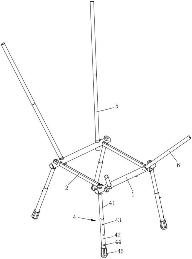 一种折叠椅架的制作方法