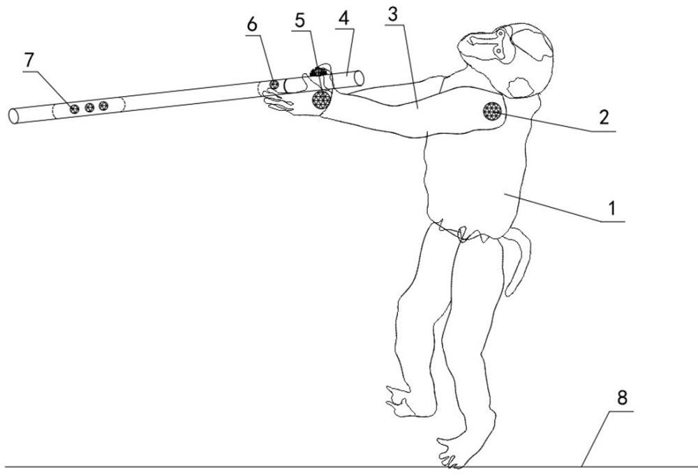 一种辅助练习五禽戏之猿戏的健身设备