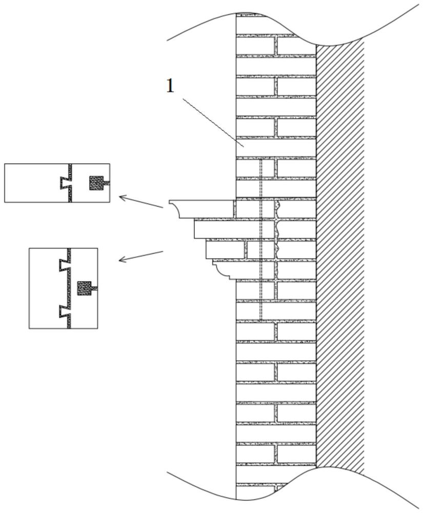 一种历史建筑外立面清水砖墙悬挑砖檐的修缮方法与流程