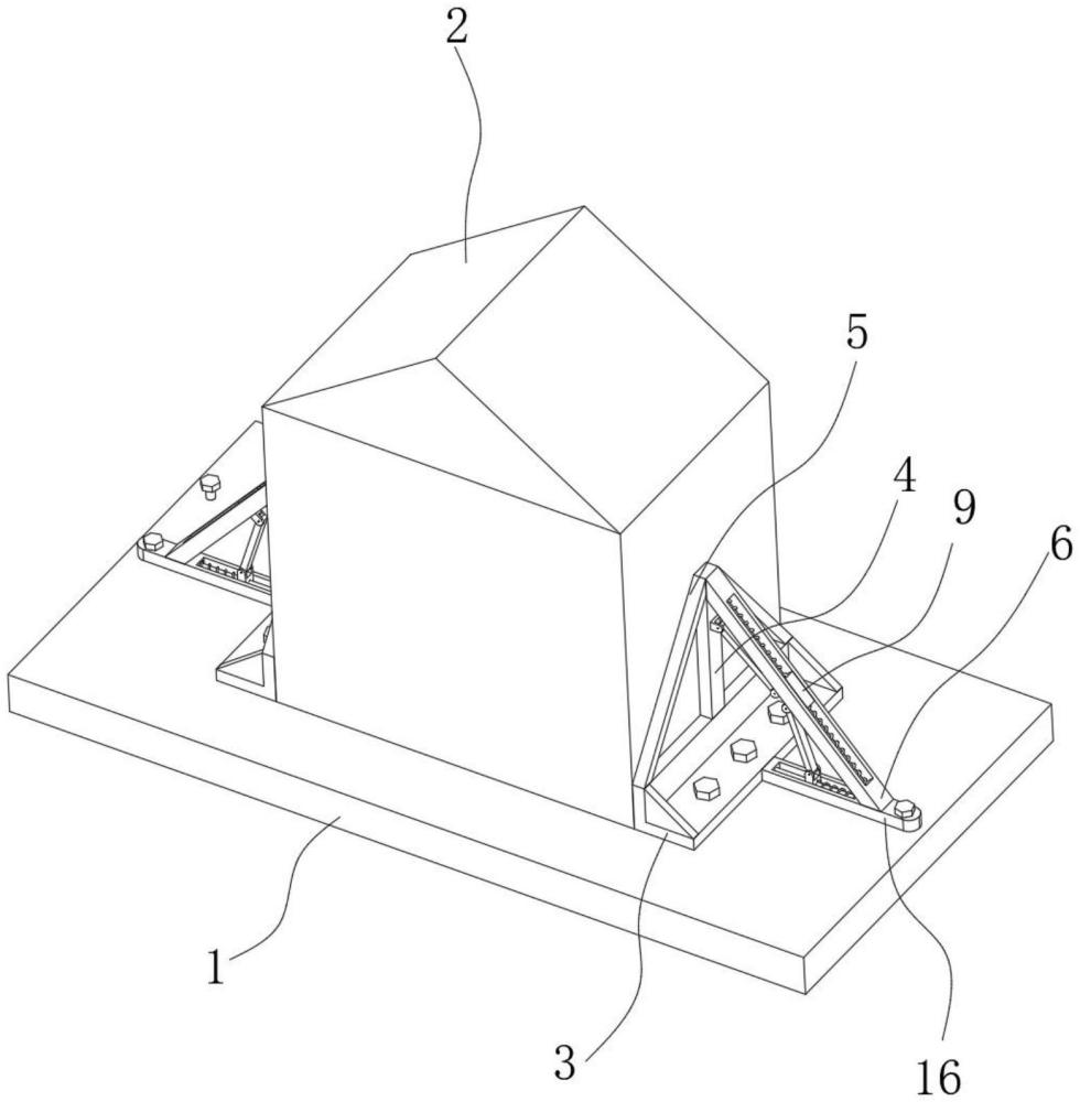 一种抗震房建结构房建安全装置的制作方法