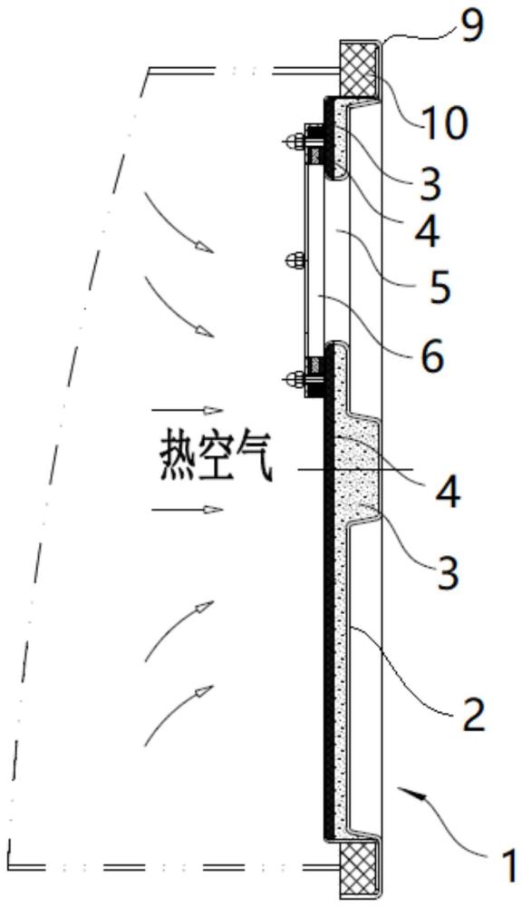 安装于洗衣机上的防热扩散的舱门的制作方法