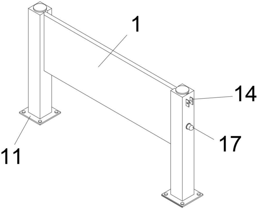 一种建筑施工防护栏的制作方法