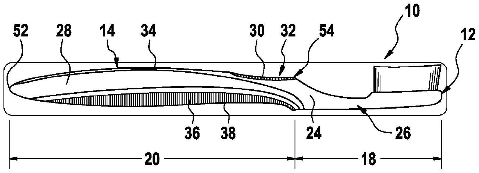 口腔护理工具以及用于制造此类口腔护理工具的方法与流程